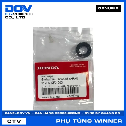 PHỚT DẦU 12X20X5 WINNER 150, WINNER R, WINNER X — 91205KF0003