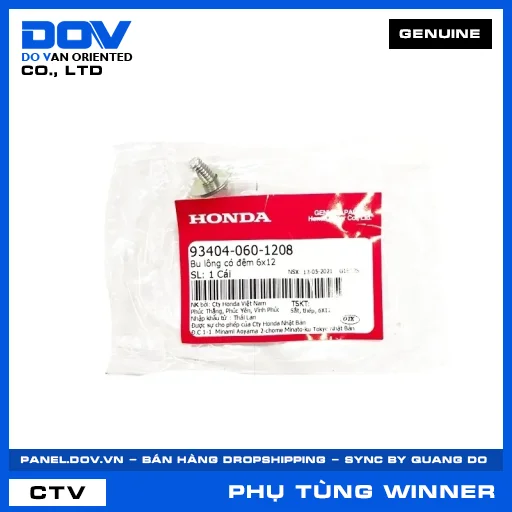 BU LÔNG CÓ ĐỆM 6X12 WINNER 150, WINNER R, WINNER X — 934040601208
