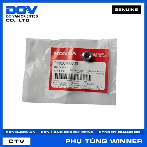 ĐAI ỐC 6MM WINNER 150, WINNER R, WINNER X — 9405006000
