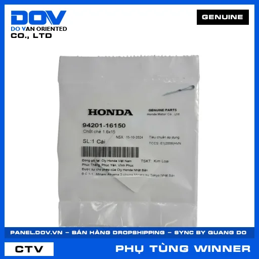 CHỐT CHẺ 1.6X15 WINNER 150, WINNER R, WINNER X — 9420116150