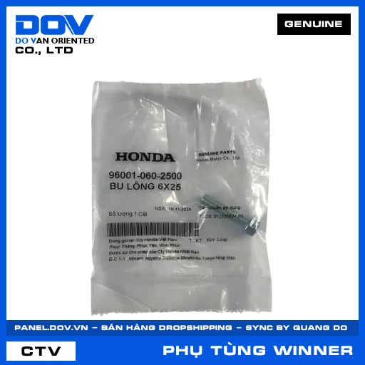 BU LÔNG 6X25 WINNER 150, WINNER R, WINNER X — 960010602500