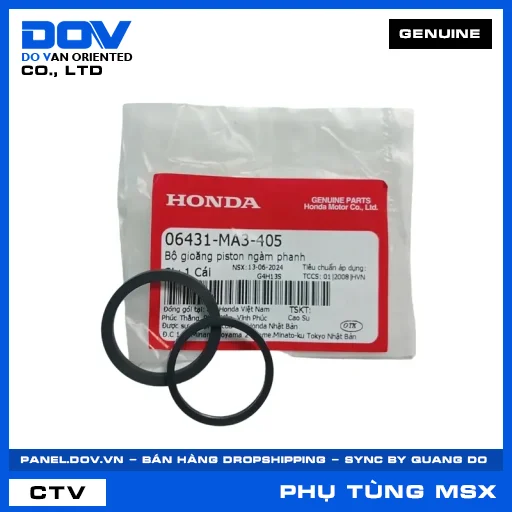 BỘ GIOĂNG PISTON NGÀM PHANH (thắng) MSX 125 — 06431MA3405