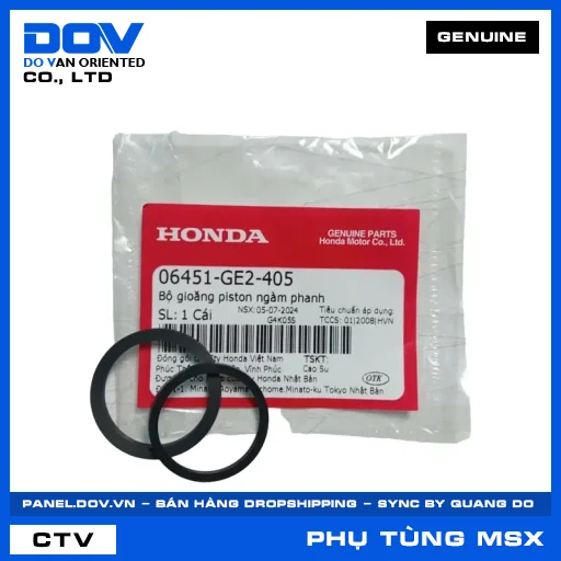 BỘ GIOĂNG PISTON NGÀM PHANH (thắng) MSX 125 — 06451GE2405