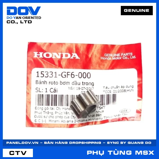 BÁNH ROTO BƠM DẦU TRONG MSX 125 — 15331GF6000