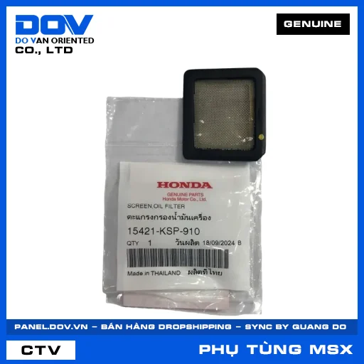 LƯỚI LỌC DẦU (lọc nhớt) MSX 125 — 15421KSP910