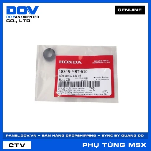 TẤM CAO SU BẢO VỆ MSX 125 — 18345MBT610