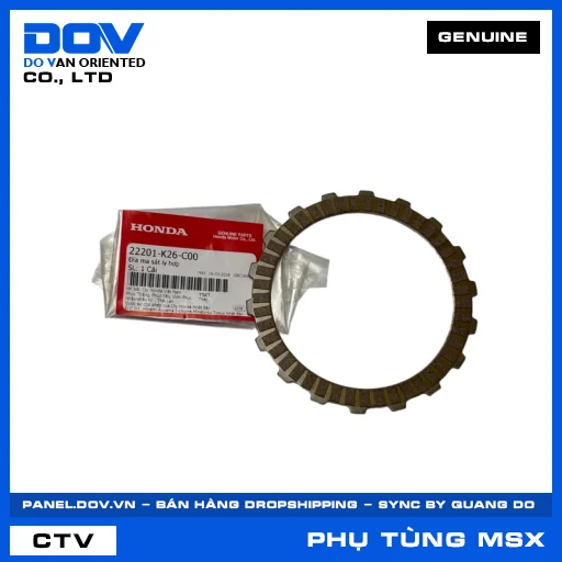 ĐĨA MA SÁT LY HỢP (côn) MSX 125 — 22201K26C00