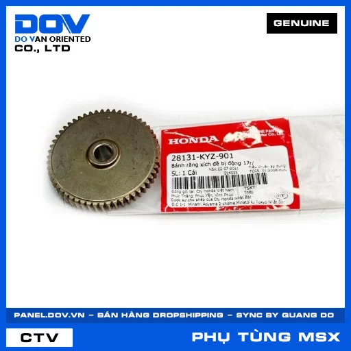 BÁNH RĂNG XÍCH ĐỀ BỊ ĐỘNG 17R/ (sên) MSX 125 — 28131KYZ901