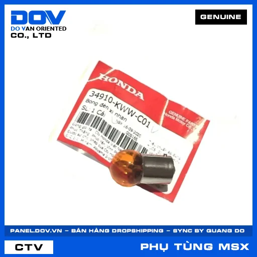 BÓNG ĐÈN XI NHAN (đèn báo rẽ) MSX 125 — 34910KWWC01