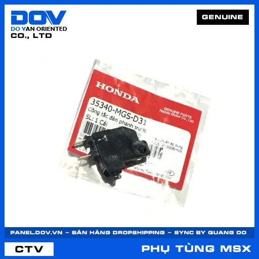 CÔNG TẮC ĐÈN PHANH TRƯỚC (thắng) MSX 125 — 35340MGSD31