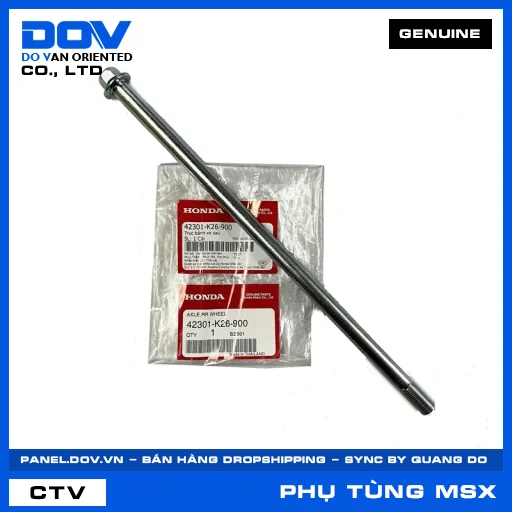 TRỤC BÁNH XE SAU MSX 125 — 42301K26900