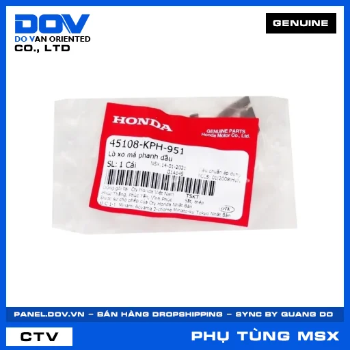 LÒ XO MÁ PHANH DẦU (bố thắng) MSX 125 — 45108KPH951