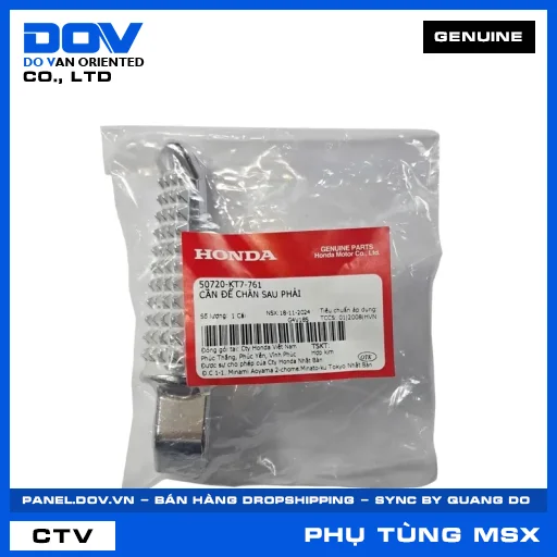 CẦN ĐỂ CHÂN SAU PHẢI MSX 125 — 50720KT7761
