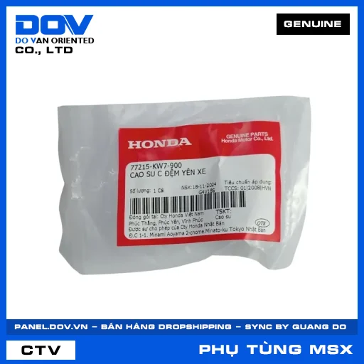 CAO SU C ĐỆM YÊN XE MSX 125 — 77215KW7900