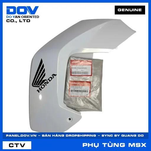 ỐP BÌNH XĂNG TRÁI *NHA87* MSX 125 — 83460K26600ZC