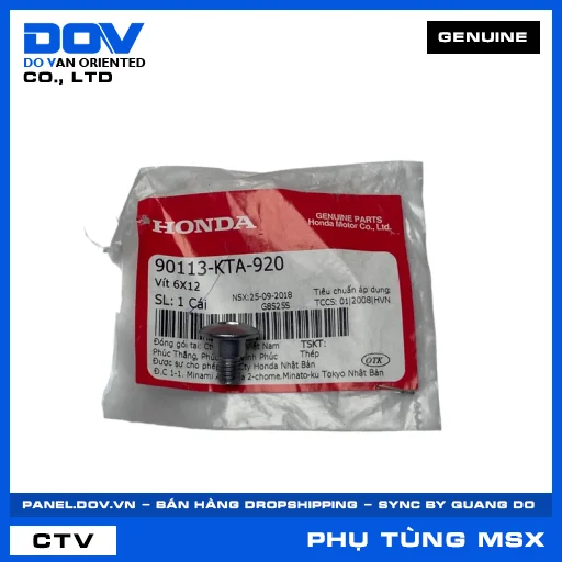 VÍT 6X12 MSX 125 — 90113KTA920
