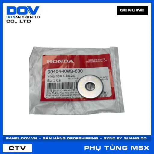 VÒNG ĐỆM 5.3X10X1 MSX 125 — 90404KWB600