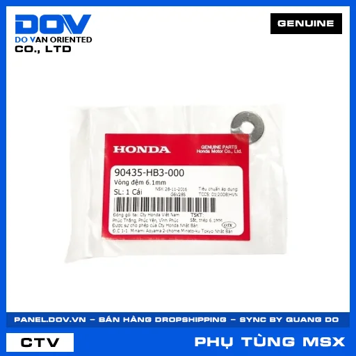 VÒNG ĐỆM 6.1MM MSX 125 — 90435HB3000