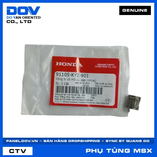 VÒNG BI CÒ MỔ XU PÁP MSX 125 — 91105KYZ901