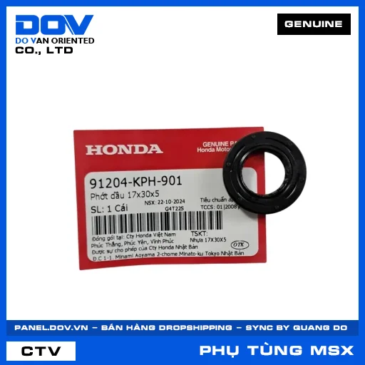 PHỚT DẦU 17X30X5 MSX 125 — 91204KPH901