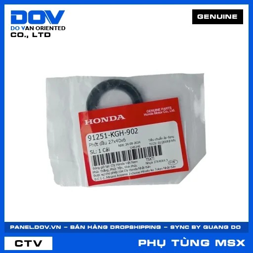 PHỚT DẦU 27X40X6 MSX 125 — 91251KGH902