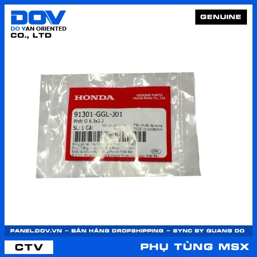 PHỚT O 6.3X2.2 MSX 125 — 91301GGLJ01