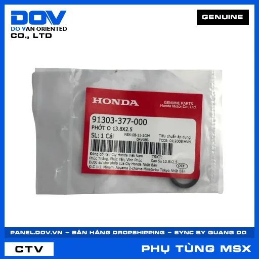 PHỚT O 13.8X2.5 MSX 125 — 91303377000