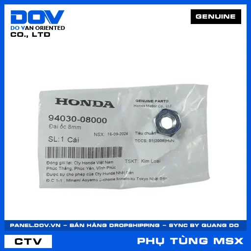 ĐAI ỐC 8MM MSX 125 — 9403008000