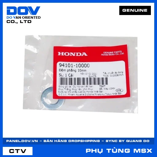 ĐỆM PHẲNG 10MM MSX 125 — 9410110000