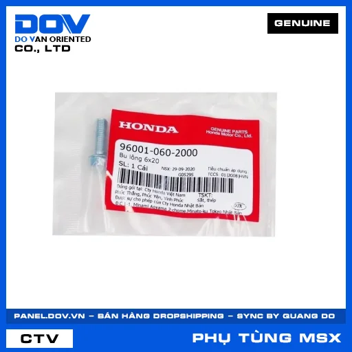 BU LÔNG 6X20 MSX 125 — 960010602000
