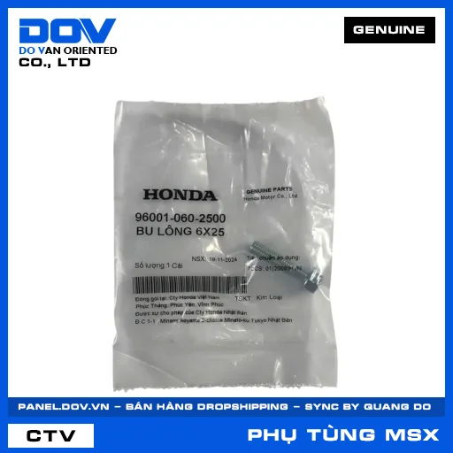 BU LÔNG 6X25 MSX 125 — 960010602500