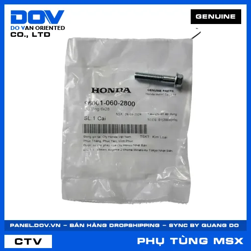 BU LÔNG 6X28 MSX 125 — 960010602800