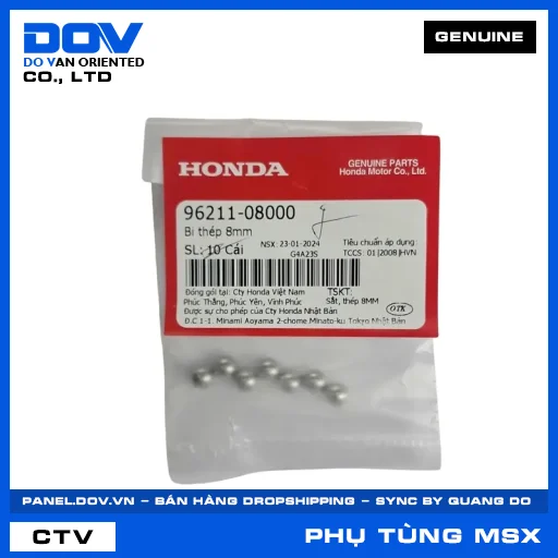 BI THÉP 8MM MSX 125 — 9621108000