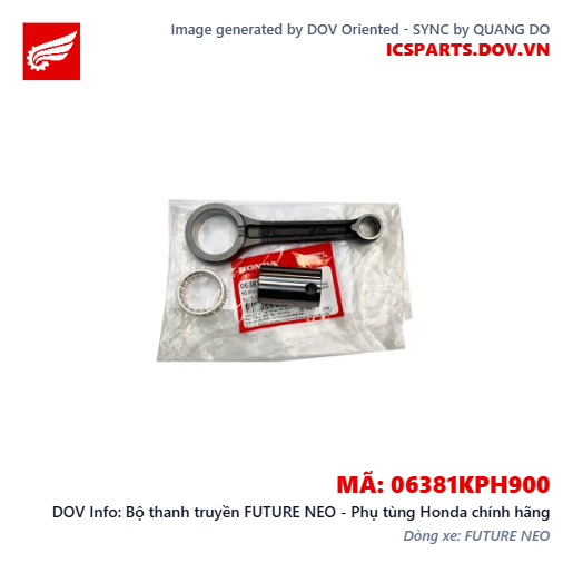 Bộ thanh truyền FUTURE NEO - Phụ tùng Honda chính hãng
