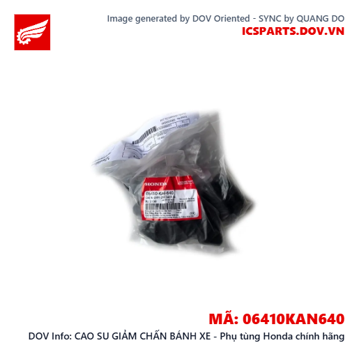 CAO SU GIẢM CHẤN BÁNH XE - Phụ tùng Honda chính hãng