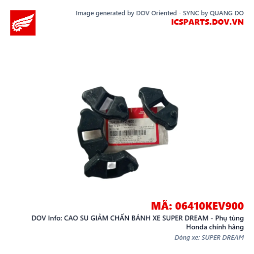 CAO SU GIẢM CHẤN BÁNH XE SUPER DREAM - Phụ tùng Honda chính hãng