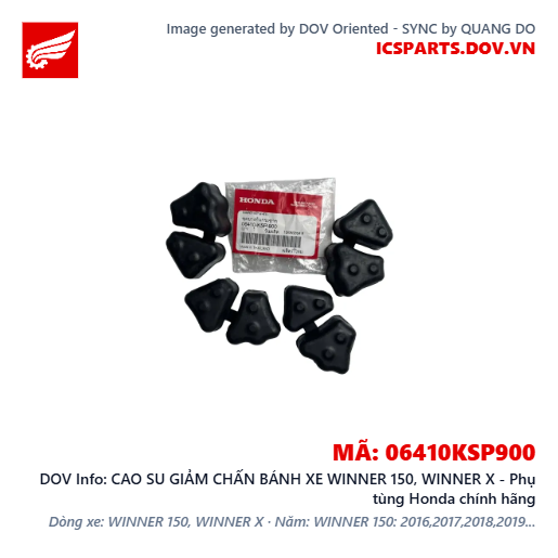 CAO SU GIẢM CHẤN BÁNH XE WINNER 150, WINNER X - Phụ tùng Honda chính hãng