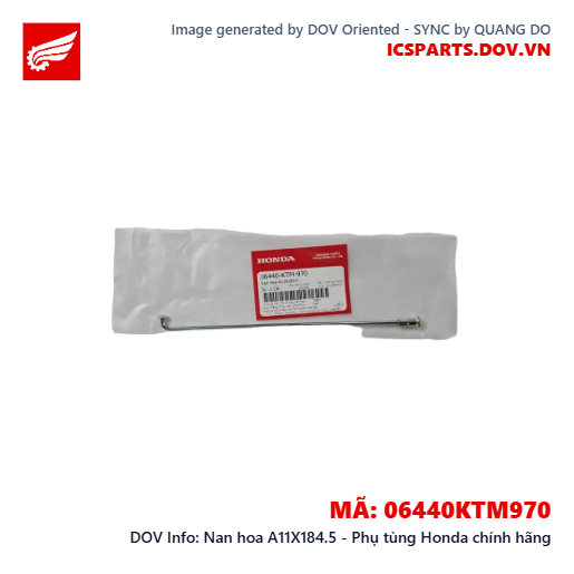 Nan hoa A11X184.5 - Phụ tùng Honda chính hãng
