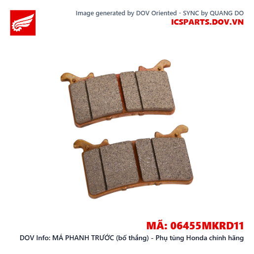 MÁ PHANH TRƯỚC (bố thắng) - Phụ tùng Honda chính hãng