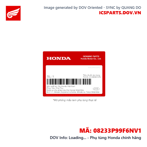 Loading... - Phụ tùng Honda chính hãng