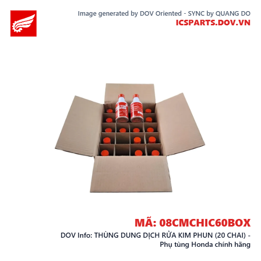 THÙNG DUNG DỊCH RỬA KIM PHUN (20 CHAI) - Phụ tùng Honda chính hãng