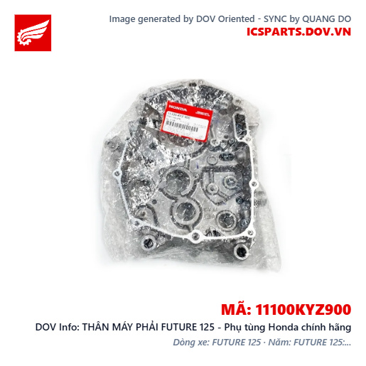 THÂN MÁY PHẢI FUTURE 125 - Phụ tùng Honda chính hãng