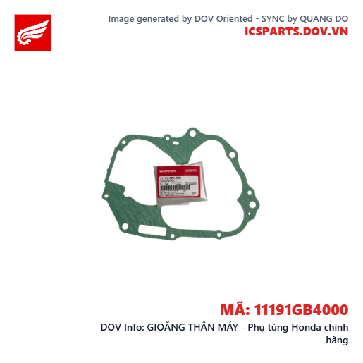 GIOĂNG THÂN MÁY - Phụ tùng Honda chính hãng
