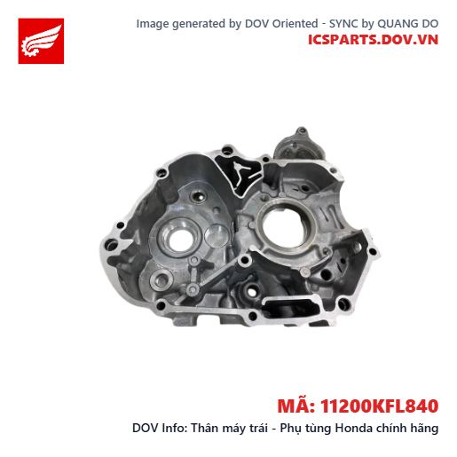 Thân máy trái - Phụ tùng Honda chính hãng