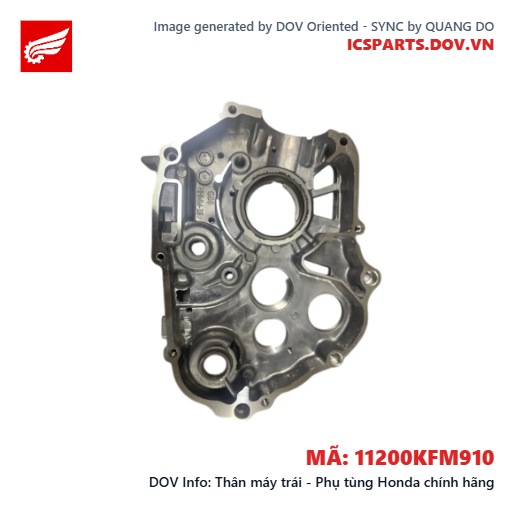 Thân máy trái - Phụ tùng Honda chính hãng