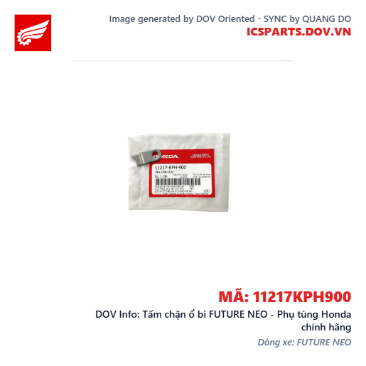 Tấm chặn ổ bi FUTURE NEO - Phụ tùng Honda chính hãng