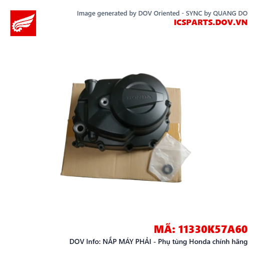 NẮP MÁY PHẢI - Phụ tùng Honda chính hãng