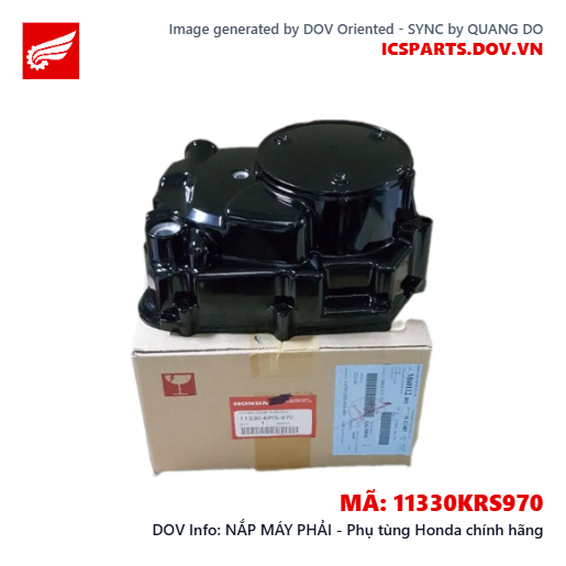 NẮP MÁY PHẢI - Phụ tùng Honda chính hãng
