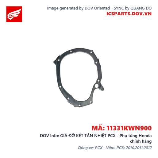 GIÁ ĐỠ KÉT TẢN NHIỆT PCX - Phụ tùng Honda chính hãng