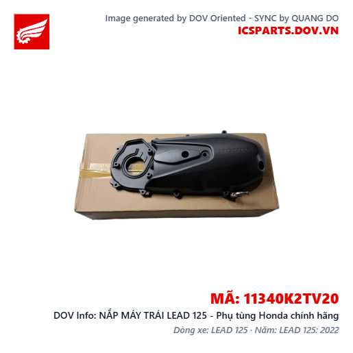 NẮP MÁY TRÁI LEAD 125 - Phụ tùng Honda chính hãng